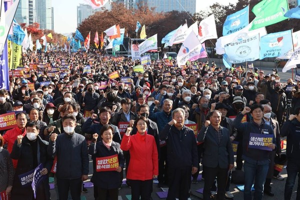 순창군농민회, 전국농민대회 상경 투쟁